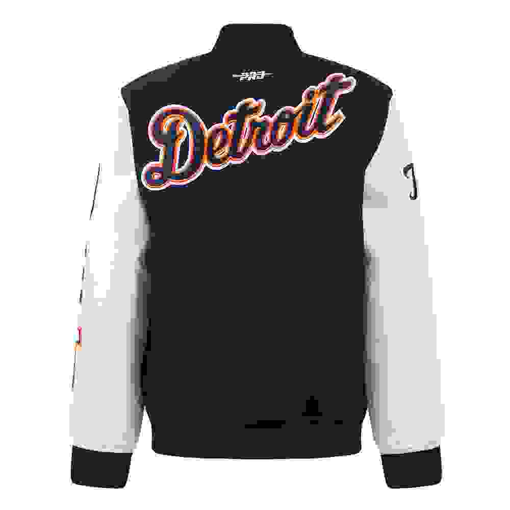 Pro Standard MLB Detroit Tigers Classic Big Boys' Navy Wool Varsity Jacket